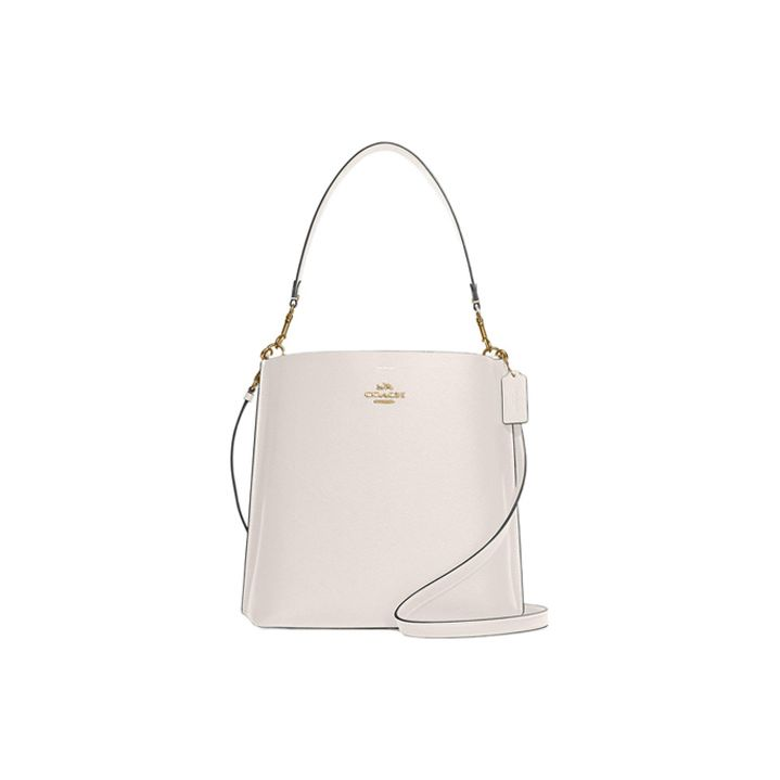 COACH Mollie Solid Color Leath - Chalk Bag ulasan dan harga