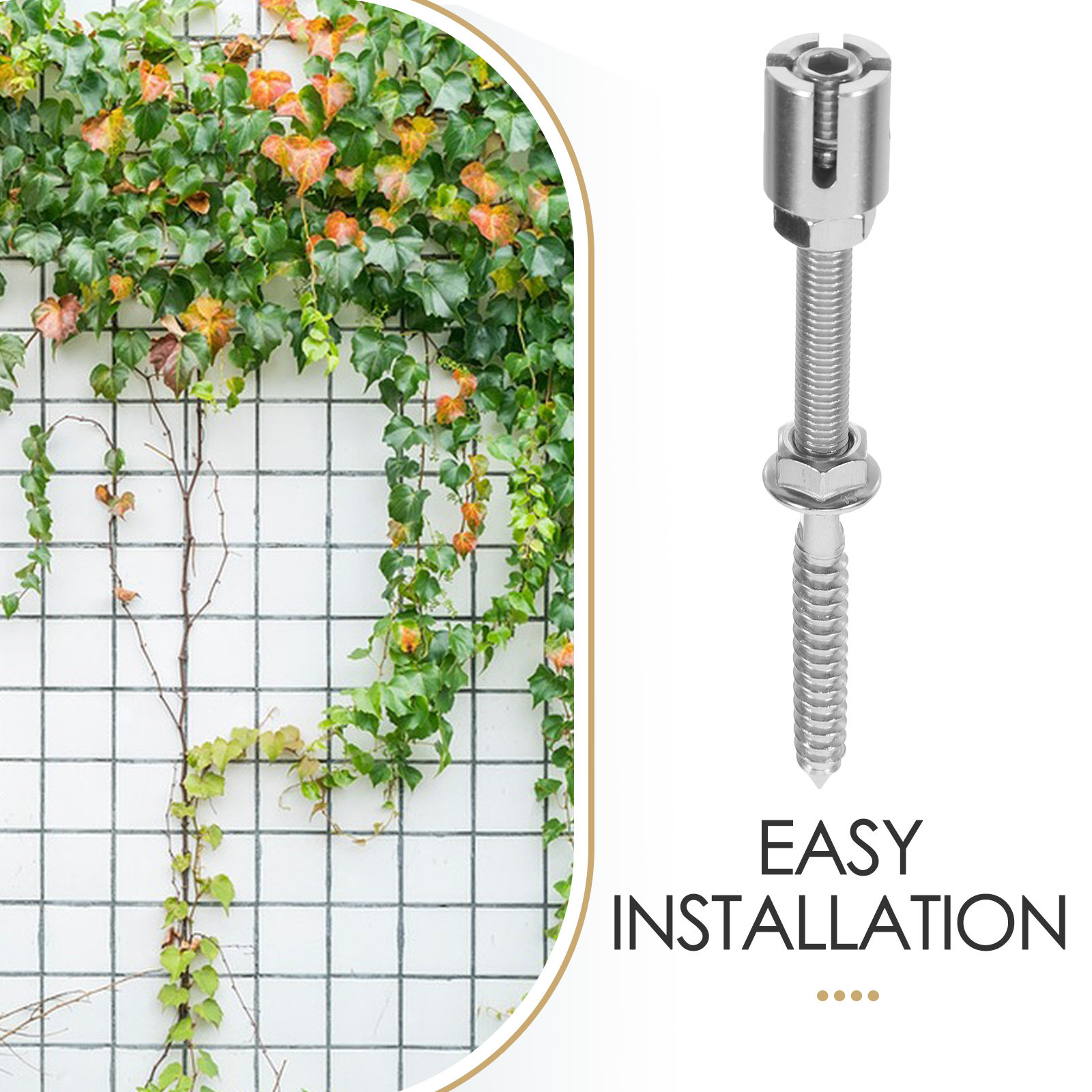 Trellis Screw Stainless Steel  - Rope Climb ulasan dan harga